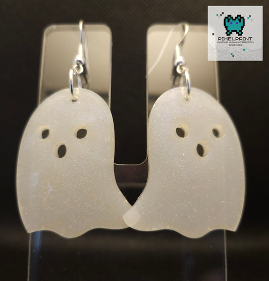 Spooky Spectre: Resin Earrings