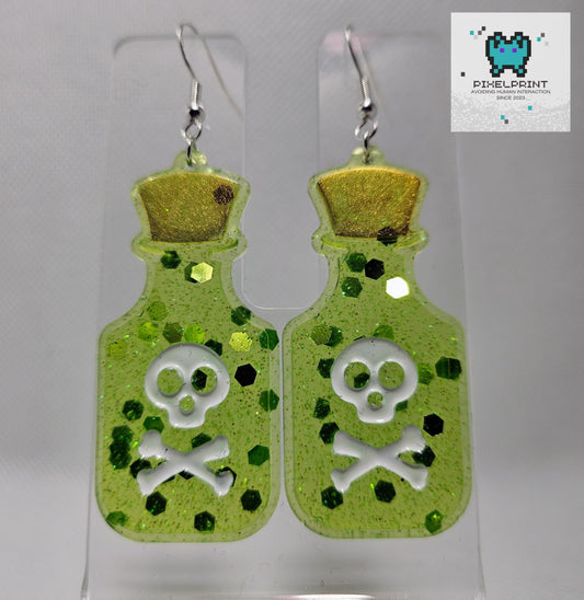 Poison Potion: Resin Earrings