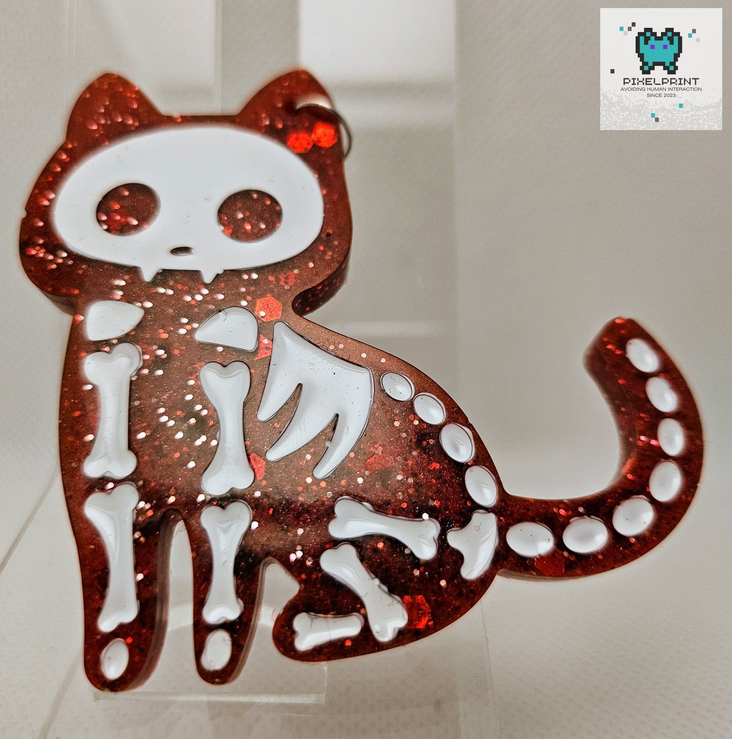 Frightful Felines: Resin Keychains