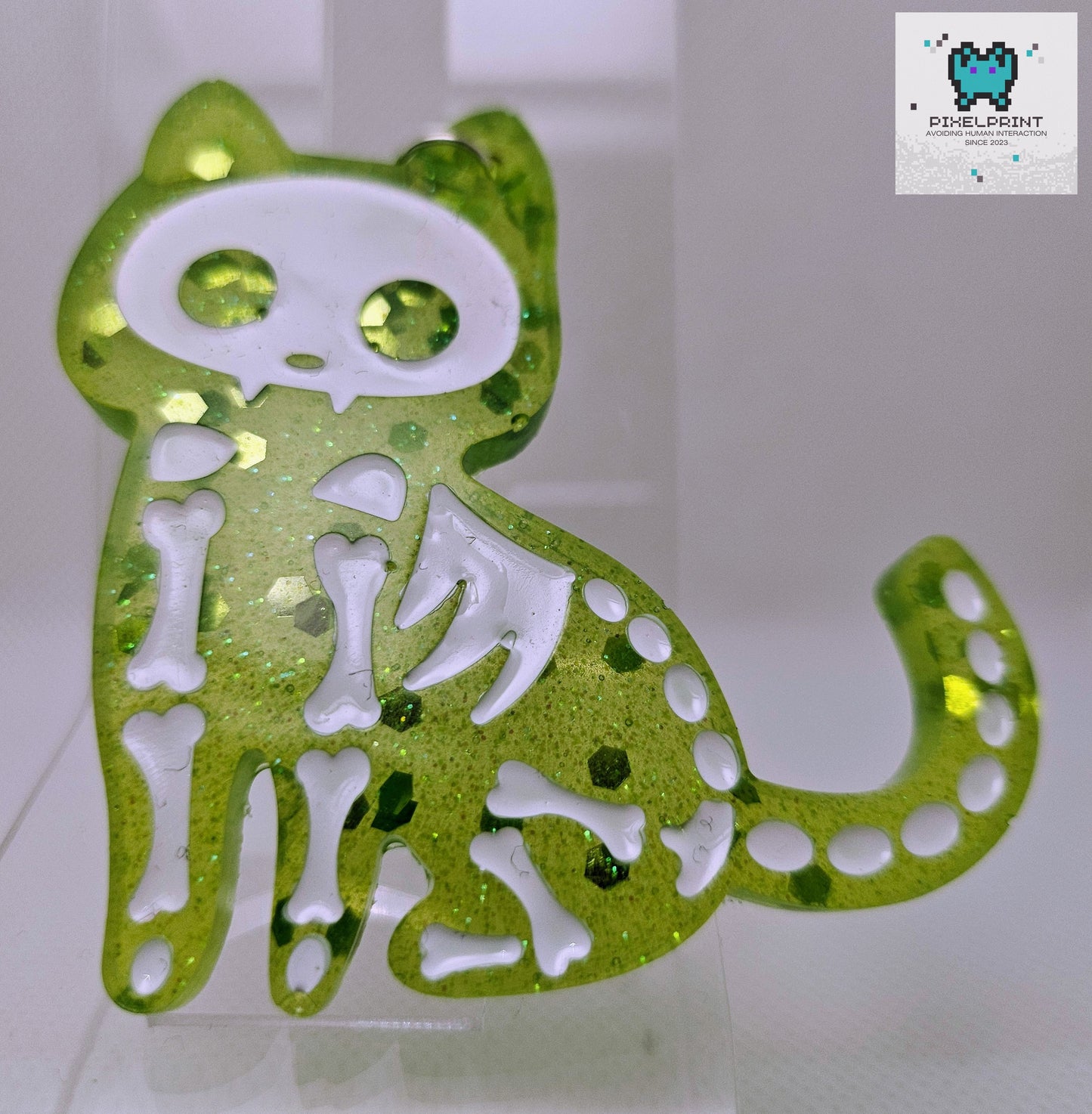 Frightful Felines: Resin Keychains