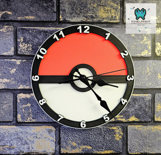 Pokeball Clock