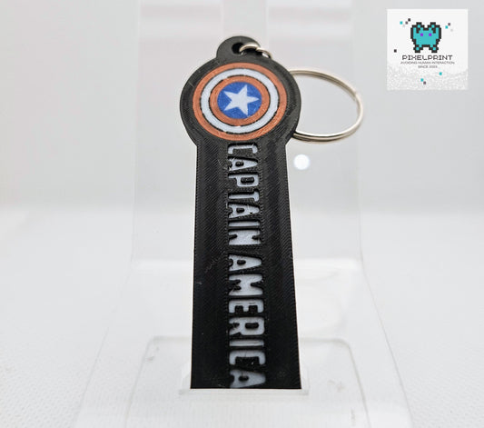 Captain America 2D Keychain