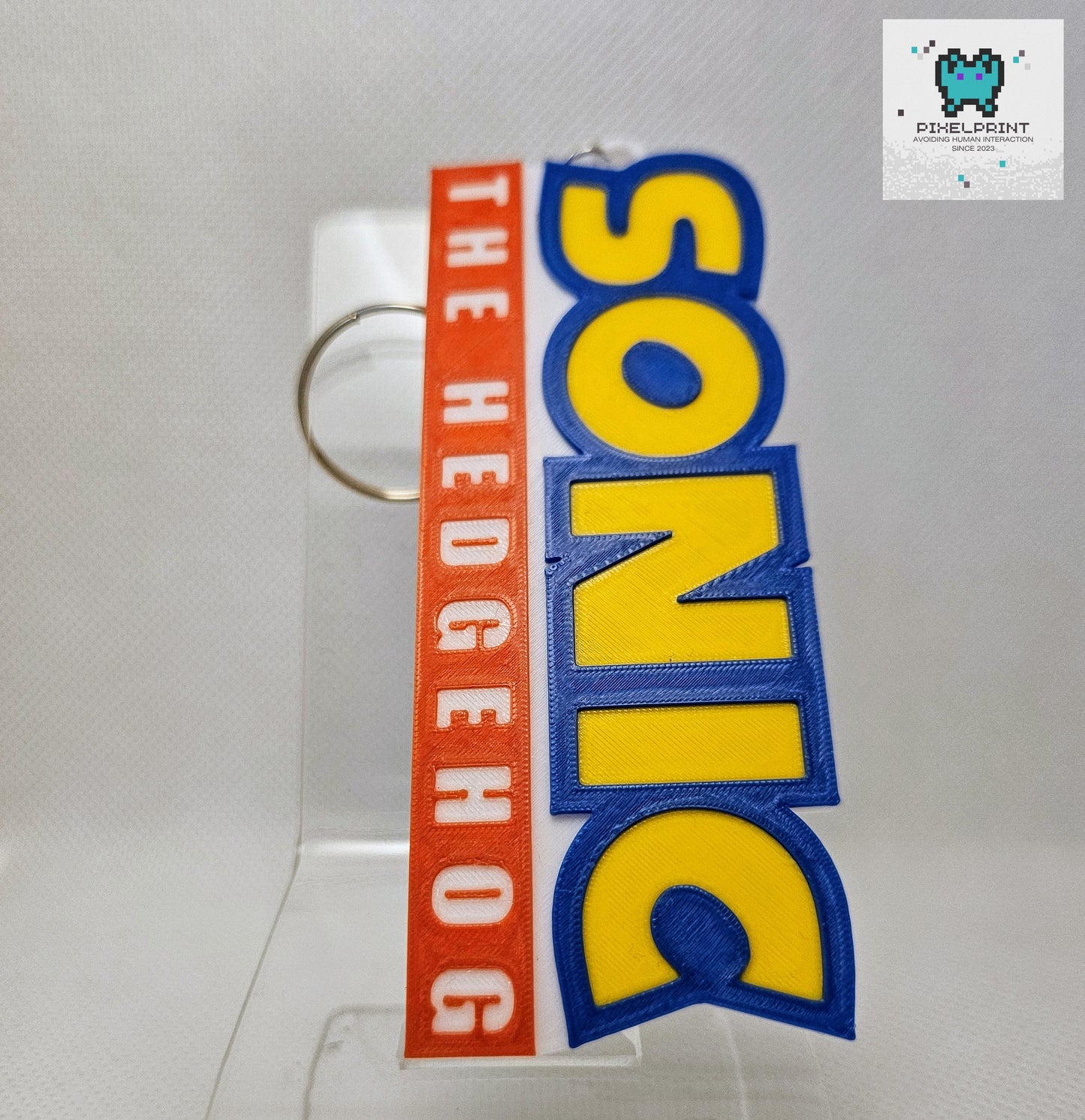 Sonic the Hedgehog 3D Keychain