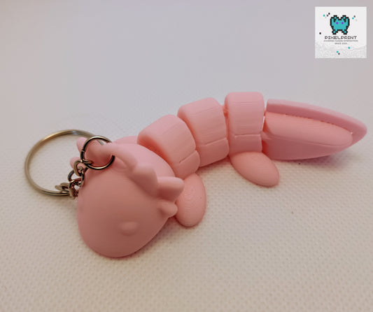 Axolotl Flexi 3D Keychain