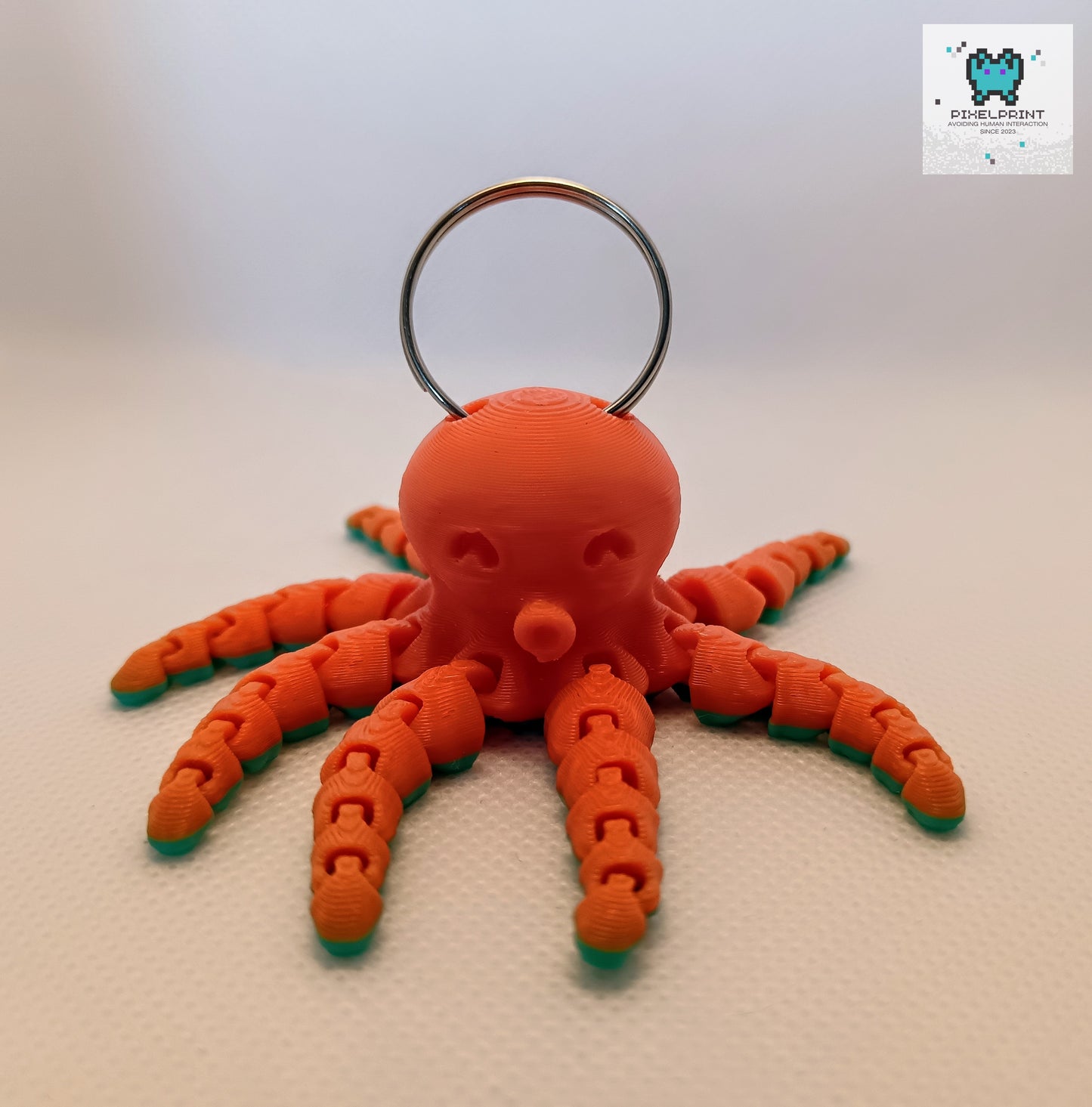 Octopus Flexi 3D Keychain