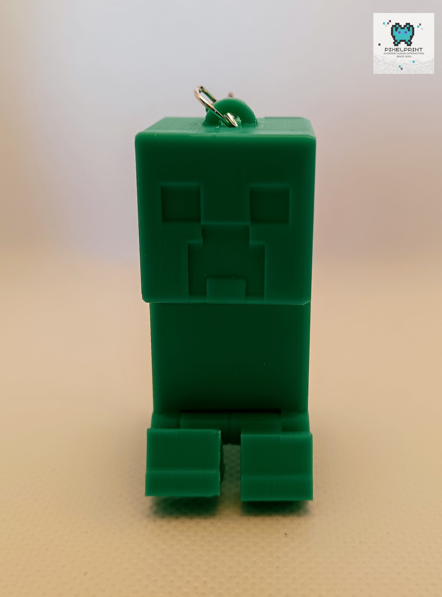 Minecraft Creeper Flexi 3D Keychain