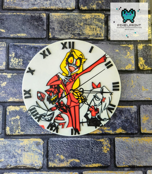 Hazbin Hotel Clock